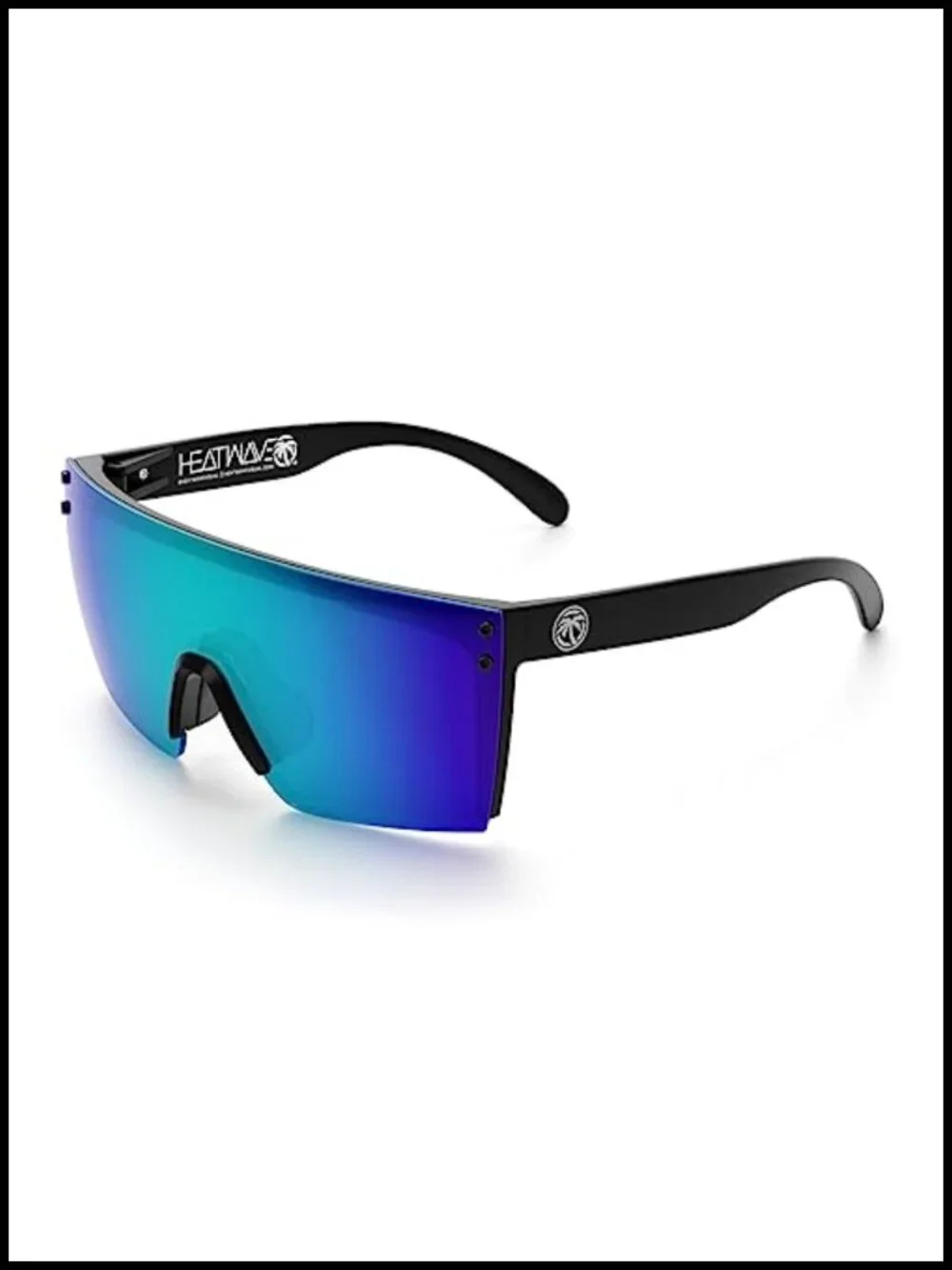 Lazer Face Shield Sunglasses Galaxy Blue Mirror UV400 ANSI Z87 Hiking Climbing